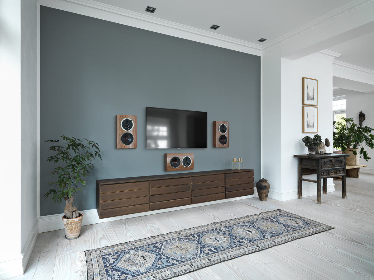 DALI Rubicon LCR On-Wall Speaker - High-End Home Theater & Stereo Sound System for Movies, Music & Gaming