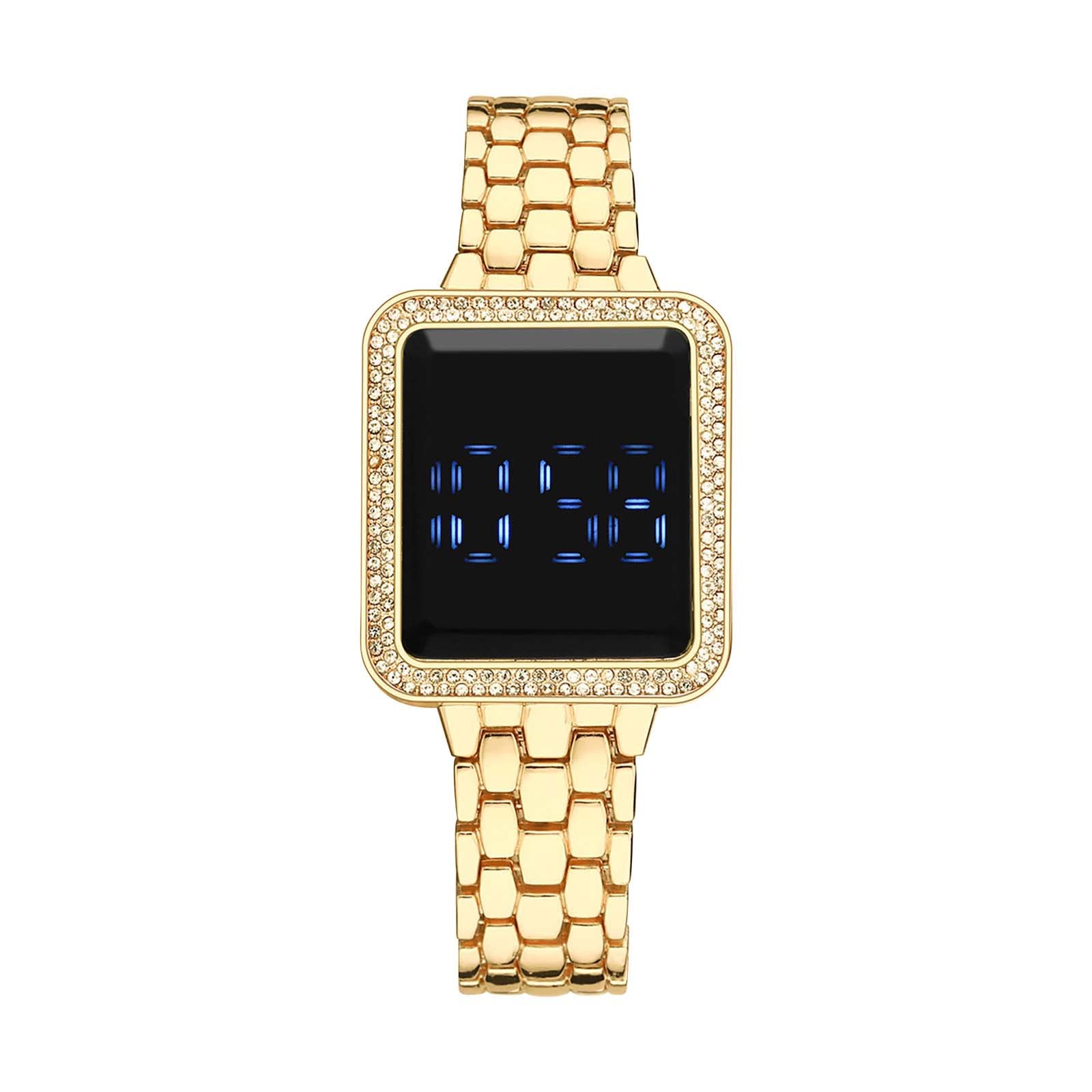 Women's Minimalist Three-Hand Quartz Watch - Sporty & Formal Strap Watch with Interchangeable Bracelets | Perfect for Work, Gym & Everyday Wear
