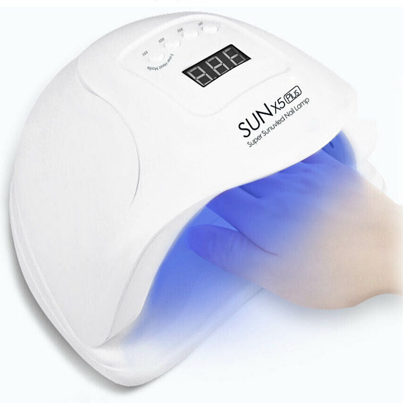 Professional 80W LED/UV Nail Lamp for Gel Polish Curing - Fast Drying at Home & Salon Use, Perfect for Manicures & Pedicures