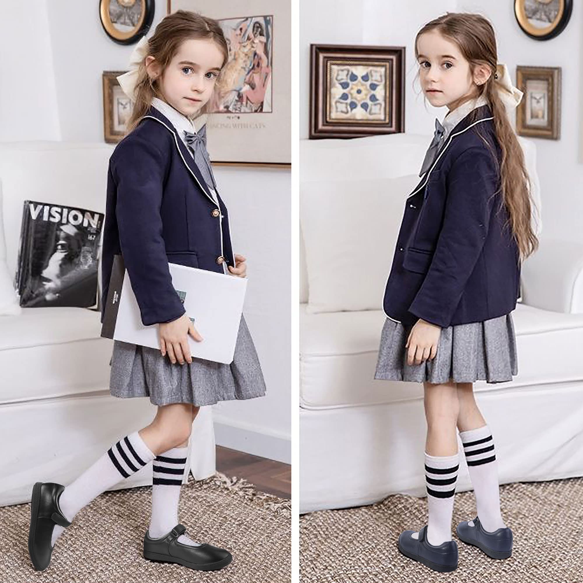 Girls Mary Jane Shoes - Cute Dress Flats for School Uniform, Wedding & Back to School | Comfortable & Stylish for Daily Wear, Parties & Special Occasions