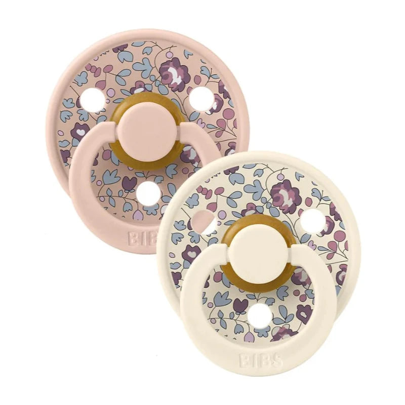 Liberty Collection Baby Bibs & Pacifiers - Soft & Stylish for Feeding & Comfort (Eloise/Blush) - Perfect for Mealtime, Travel & Everyday Use