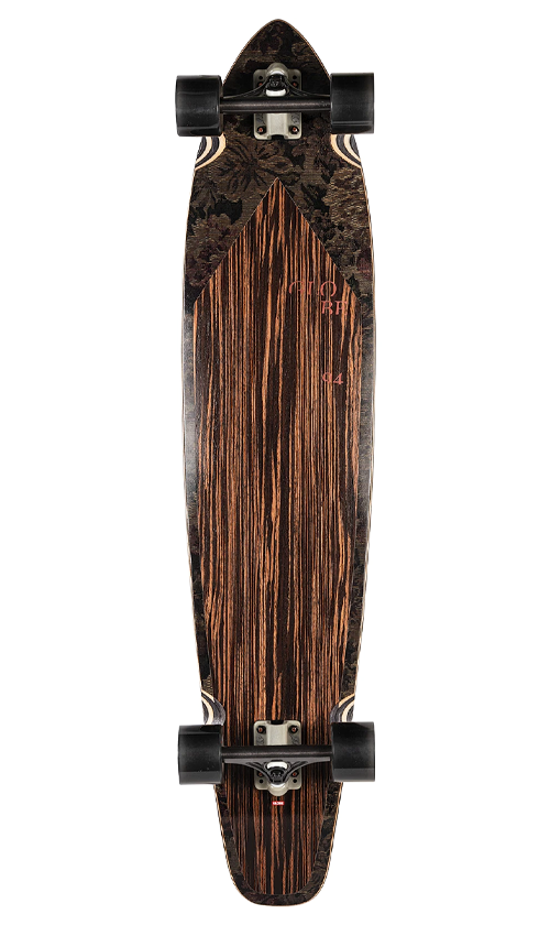 Globe Byron Bay Ebony/Nightshade 43-inch Longboard Skateboard - Perfect for Cruising, Commuting & Downhill Riding