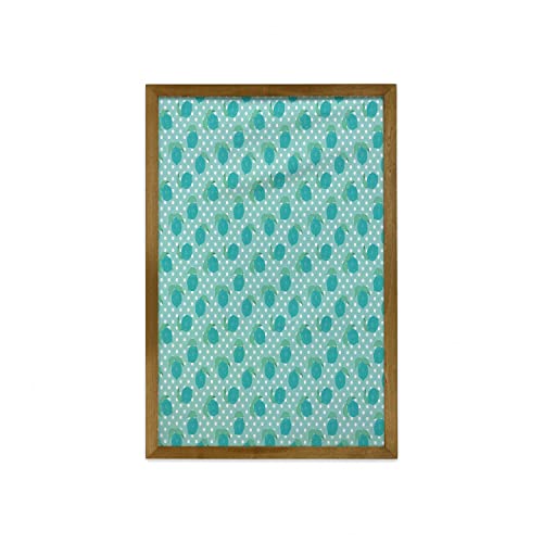 Seafoam Teal and White