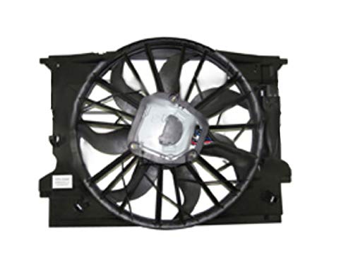 Mercedes-Benz CLS550 Radiator Condenser Cooling Fan Assembly Replacement for 2007-2011 Models - Perfect for Engine Overheating Prevention & Summer Driving