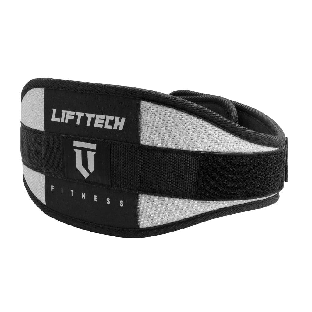Lift Tech Fitness 6-Compartment Foam Weight Lifting Belt for Gym, CrossFit & Powerlifting - Durable Support for Deadlifts, Squats & Strength Training