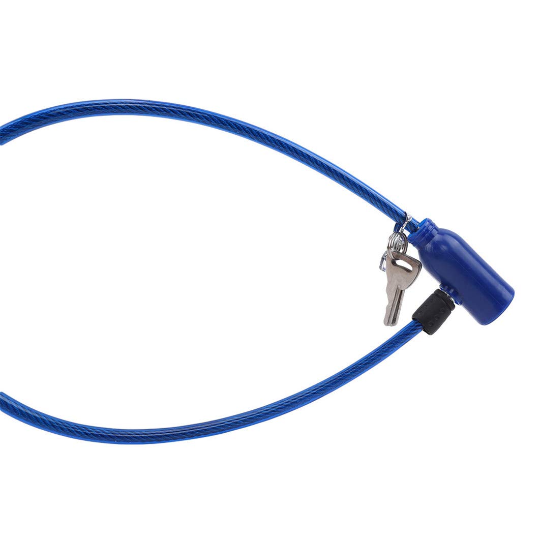 Heavy Duty Bike Lock Cable - 6ft Secure Bicycle Lock with 2 Keys | Weatherproof Outdoor Security for Bikes, Scooters, Motorcycles & Sports Equipment | Perfect for Commuting, Travel & Storage