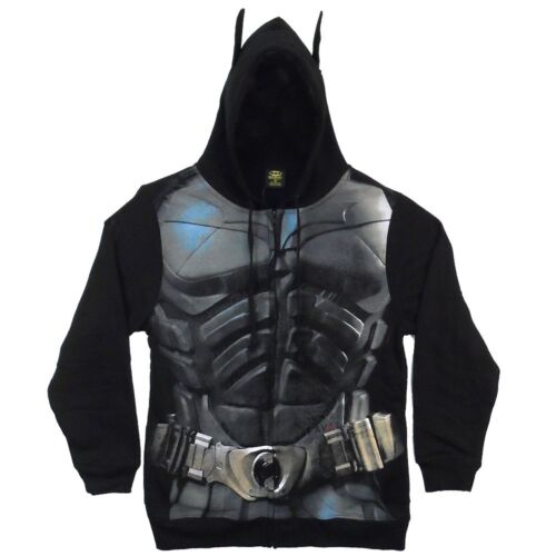 Batman Dark Knight I Am Costume DC Comics Hoodie - Official Licensed Superhero Sweatshirt for Cosplay & Halloween
