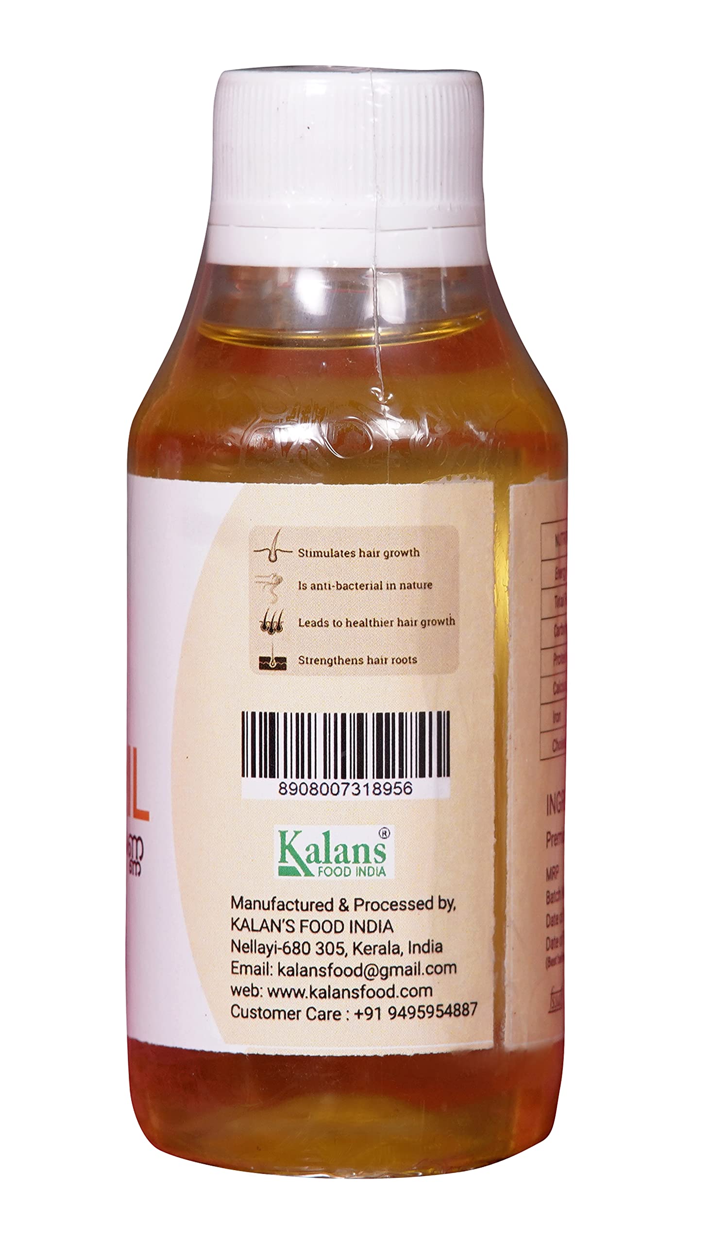 Kalans 100% Pure Refined Castor Oil - 100 ML (Pack of 2) for Hair Growth, Skin Care & Eyelash Treatment | Natural Moisturizer for Face, Body & Scalp