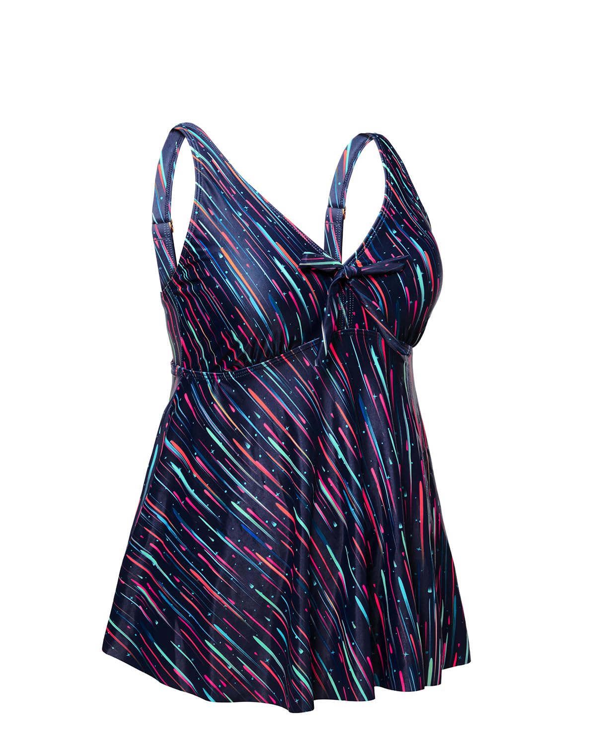 Yonique Plus Size Tankini Tops for Women - Flowy Long Swimwear Modest Bathing Suit Tops | Beach, Pool & Vacation Essentials