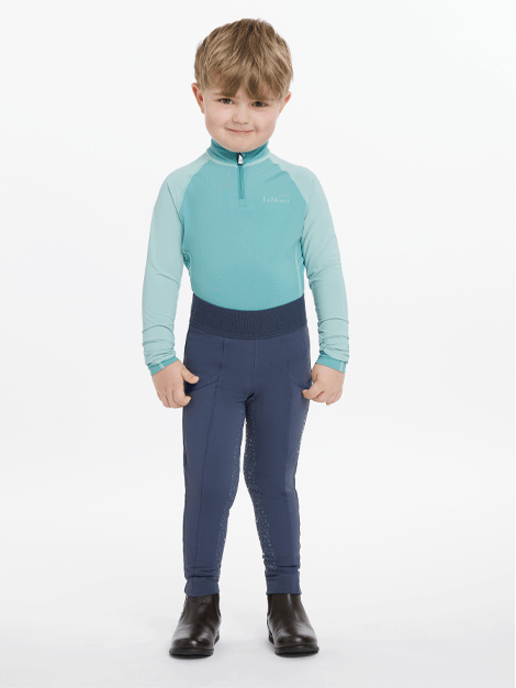 Le Mieux Mini Pull On Riding Tights - Breathable Equestrian Breeches for Women - Perfect for Horseback Riding, Training & Show Jumping