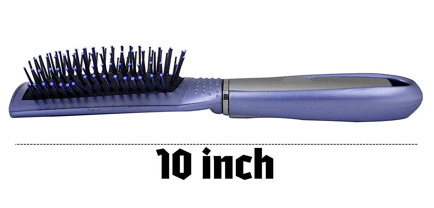 AASA Detangling Flat Hair Brush for Women & Girls - Smoothing & Styling Brush for Long Hair, Straightening & Curling (1-Pack, Color May Vary) - Perfect for Home, Travel & Salon Use