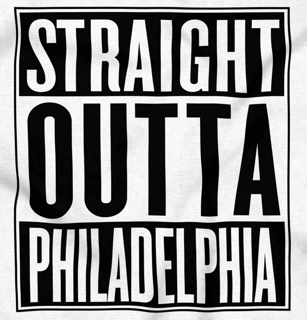 Straight Outta Philadelphia PA Tank Top T-Shirts for Men & Women - Vintage Style Casual Wear for Summer, Gym & Street Fashion