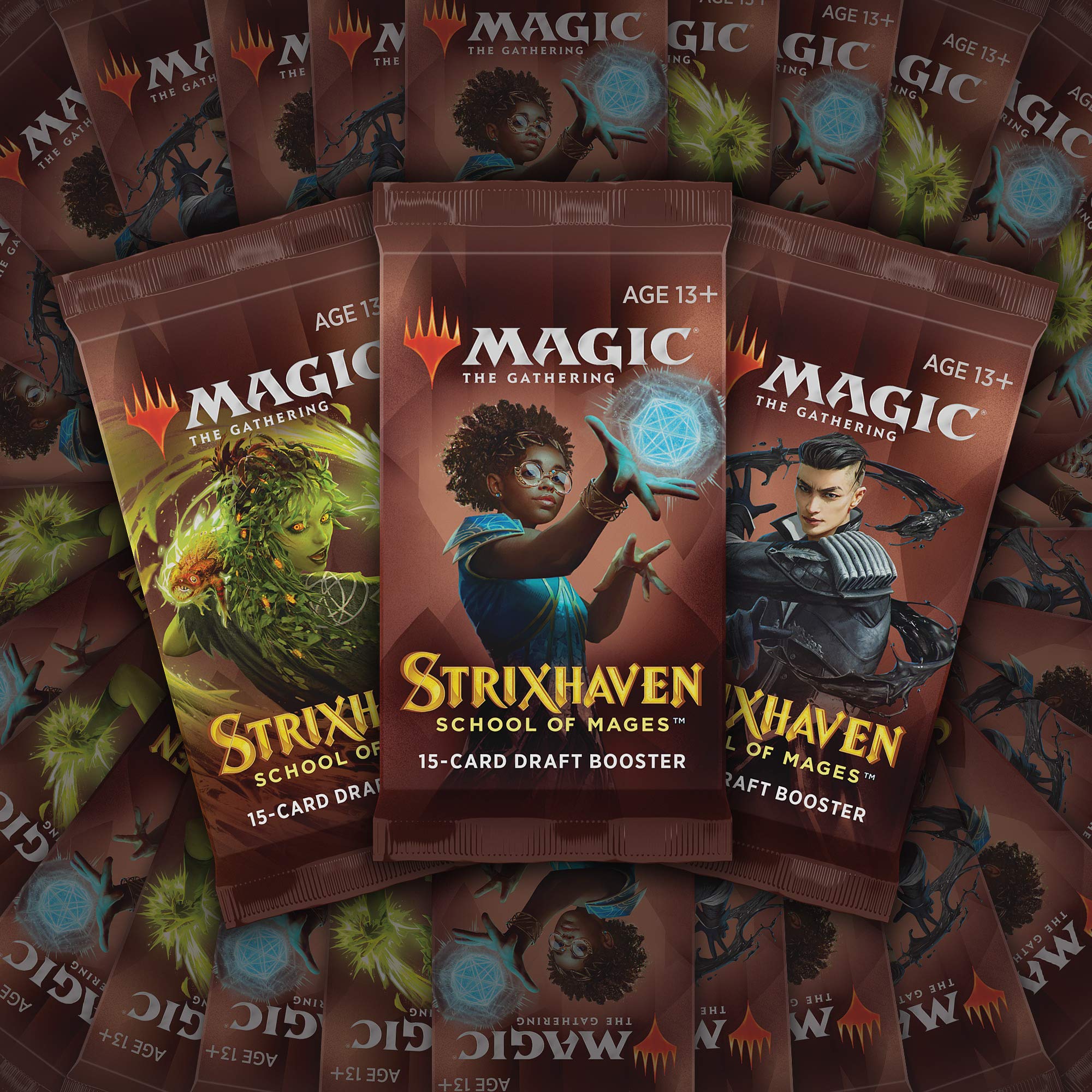 Magic: The Gathering Strixhaven Draft Booster Box - 36 Packs (540 Cards) | MTG Collectible Trading Card Game | Perfect for Draft Tournaments & Card Collectors