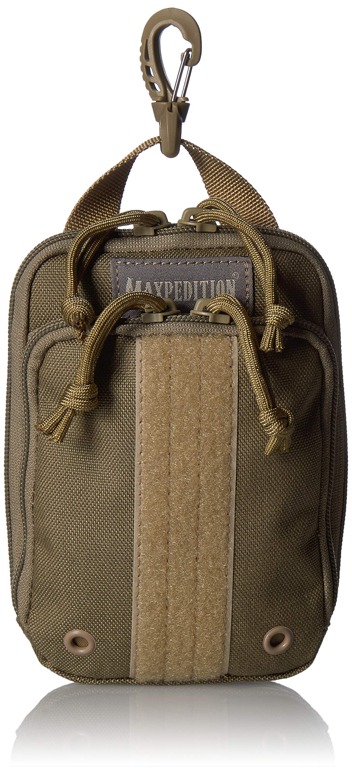 Maxpedition Ziphook Pocket Organizer Small Khaki - Compact EDC Gear Pouch for Outdoor, Hiking, Camping & Everyday Carry Essentials