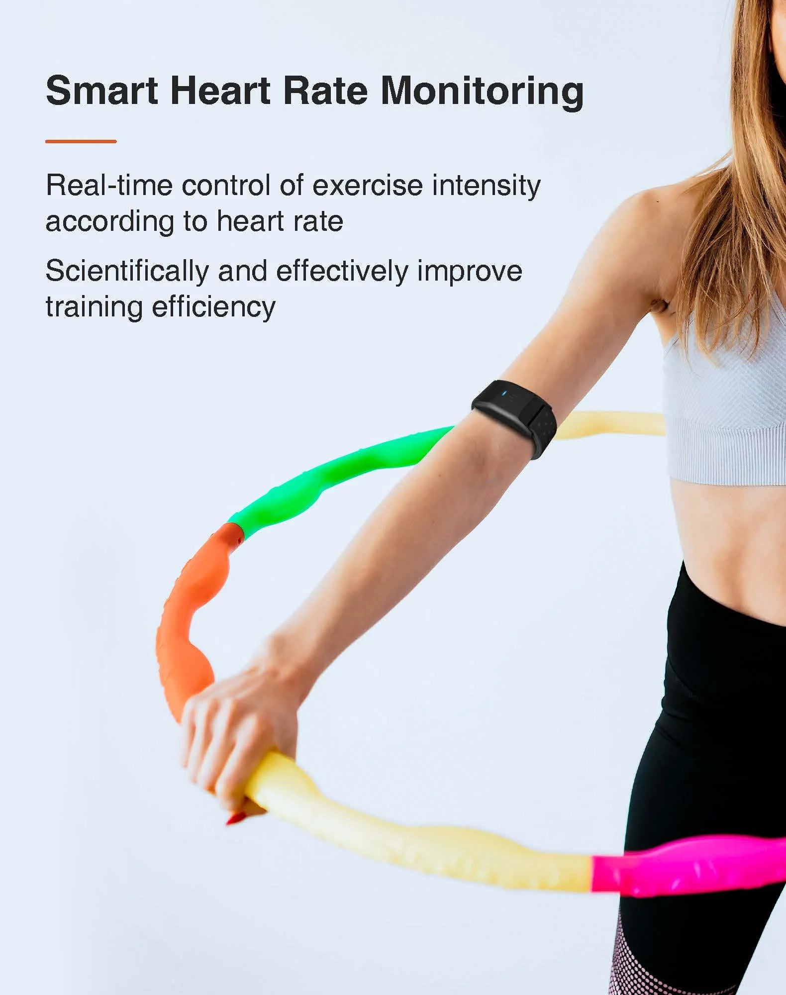 Waterproof Heart Rate Monitor Armband with Bluetooth 5.0 & ANT+ - IP67 Rated Fitness Tracker for Polar Wahoo - Ideal for Gym Workouts, Running, Cycling & Outdoor Sports