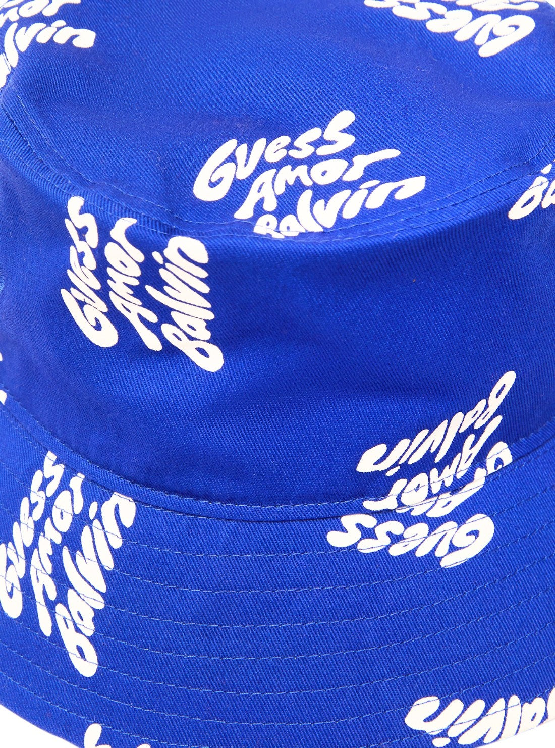 Guess Originals Blue J Balvin Bucket Hat for Men & Women - Stylish Sun Protection Hat for Outdoor, Beach, Music Festivals & Summer Activities