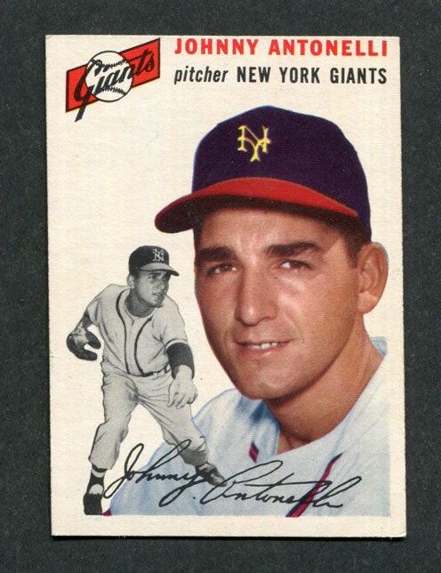 1954 Topps #119 Johnny Antonelli New York Giants Baseball Card - Vintage MLB Collectible for Fans & Investors - Perfect for Display, Gifts, and Memorabilia Collections