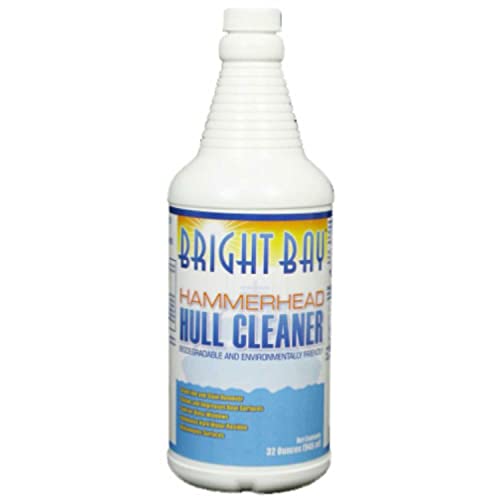 **M6032CS Marine Hull Cleaner - 32 oz Bottle (6 Pack/Case) - Boat & Yacht Stain Remover for Fiberglass & Gelcoat - Perfect for Saltwater & Freshwater Use**