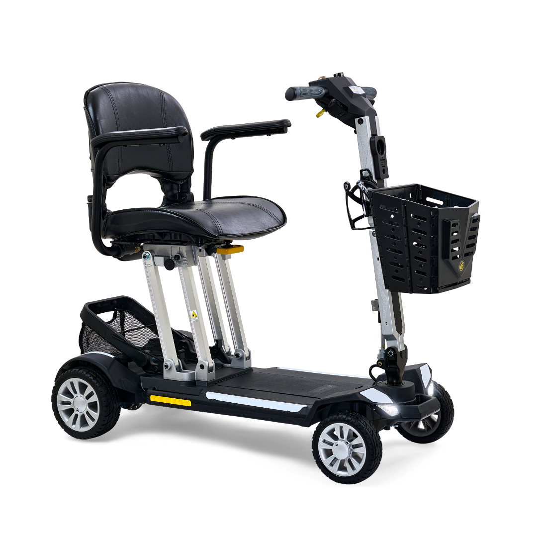 Golden Technologies Buzzaround Carry On Folding Scooter - Lightweight Mobility Scooter for Seniors & Adults - Perfect for Travel, Shopping & Outdoor Activities