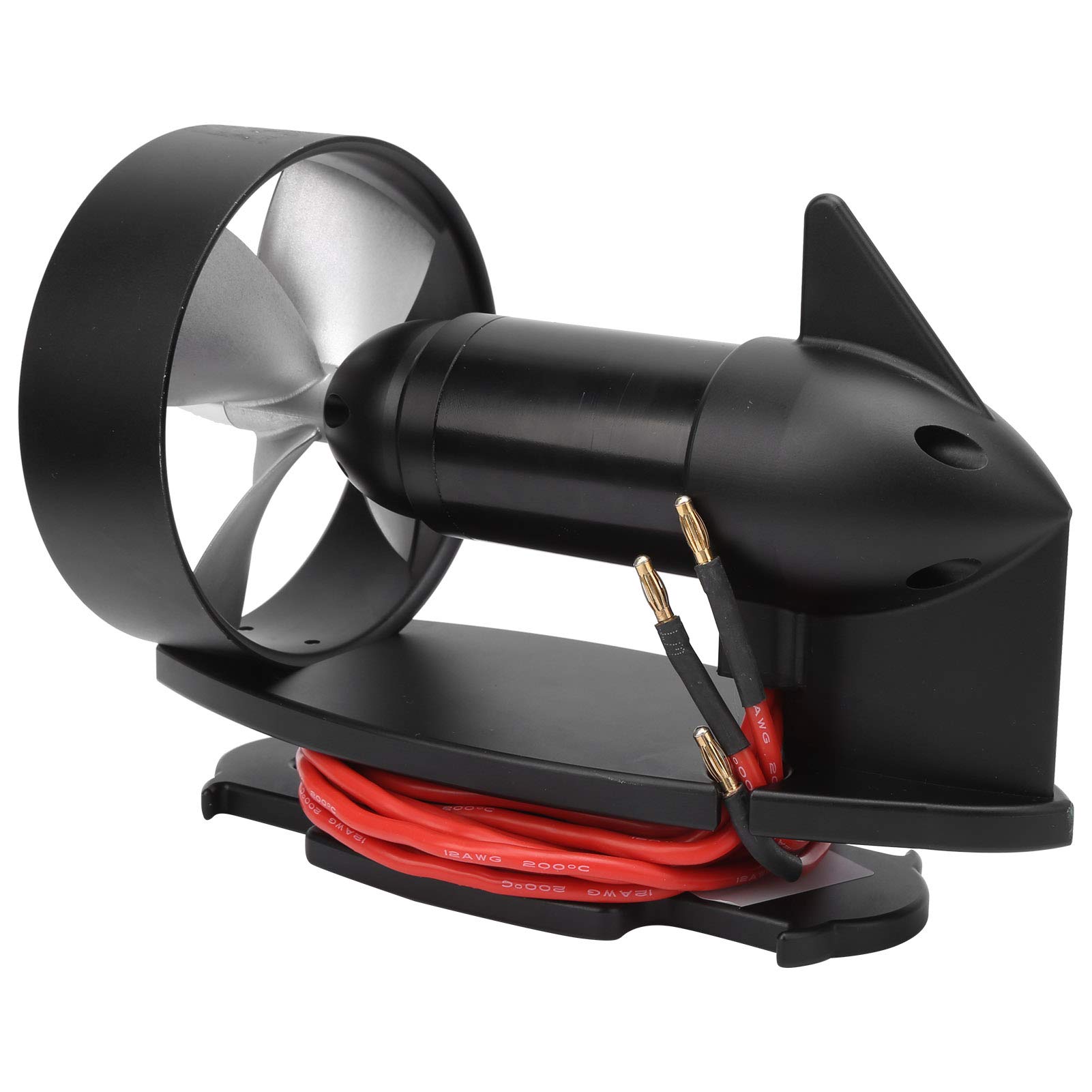 12V 10KG Underwater Thruster for RC Boats & Kayaks - High Power Bait Thruster Accessory for Fishing, Diving & Water Sports (CCW)
