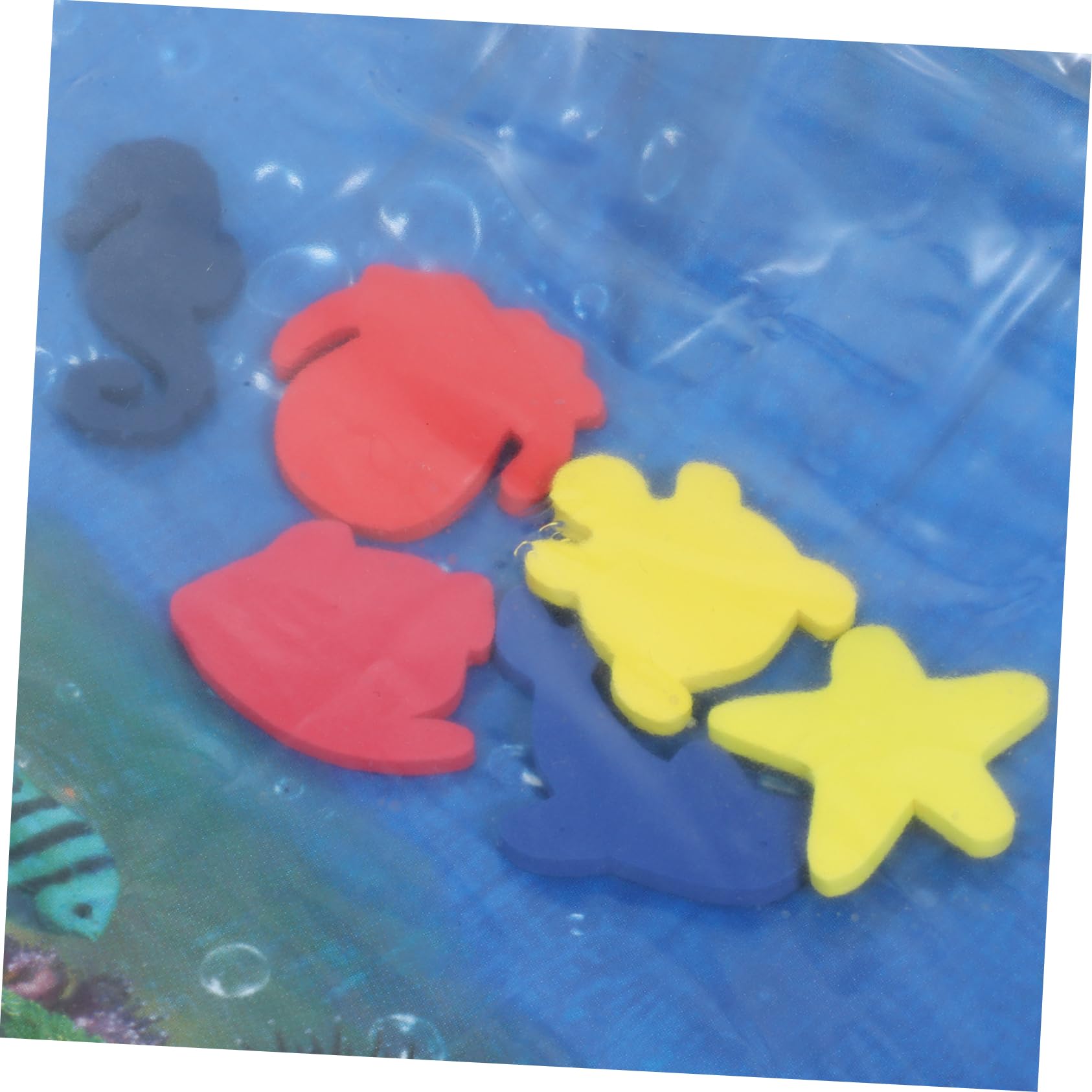 VICASKY Water Cushion Toys for Newborns - Blue PVC Baby Water Mat for Tummy Time, Sensory Play & Early Learning Development