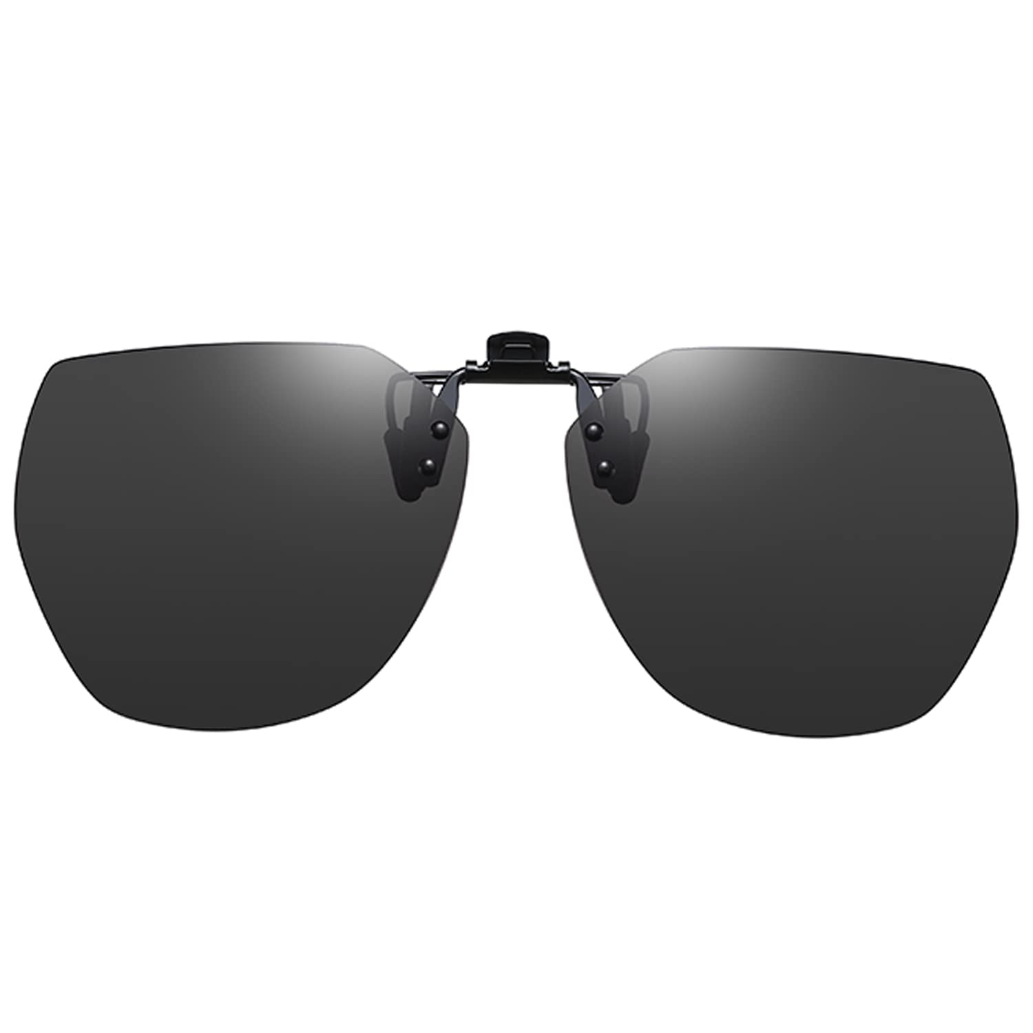 Polarized Clip-On Sunglasses for Prescription Glasses - Anti-Glare UV Protection Driving Glasses for Men & Women - Perfect for Outdoor Activities, Driving, and Sports