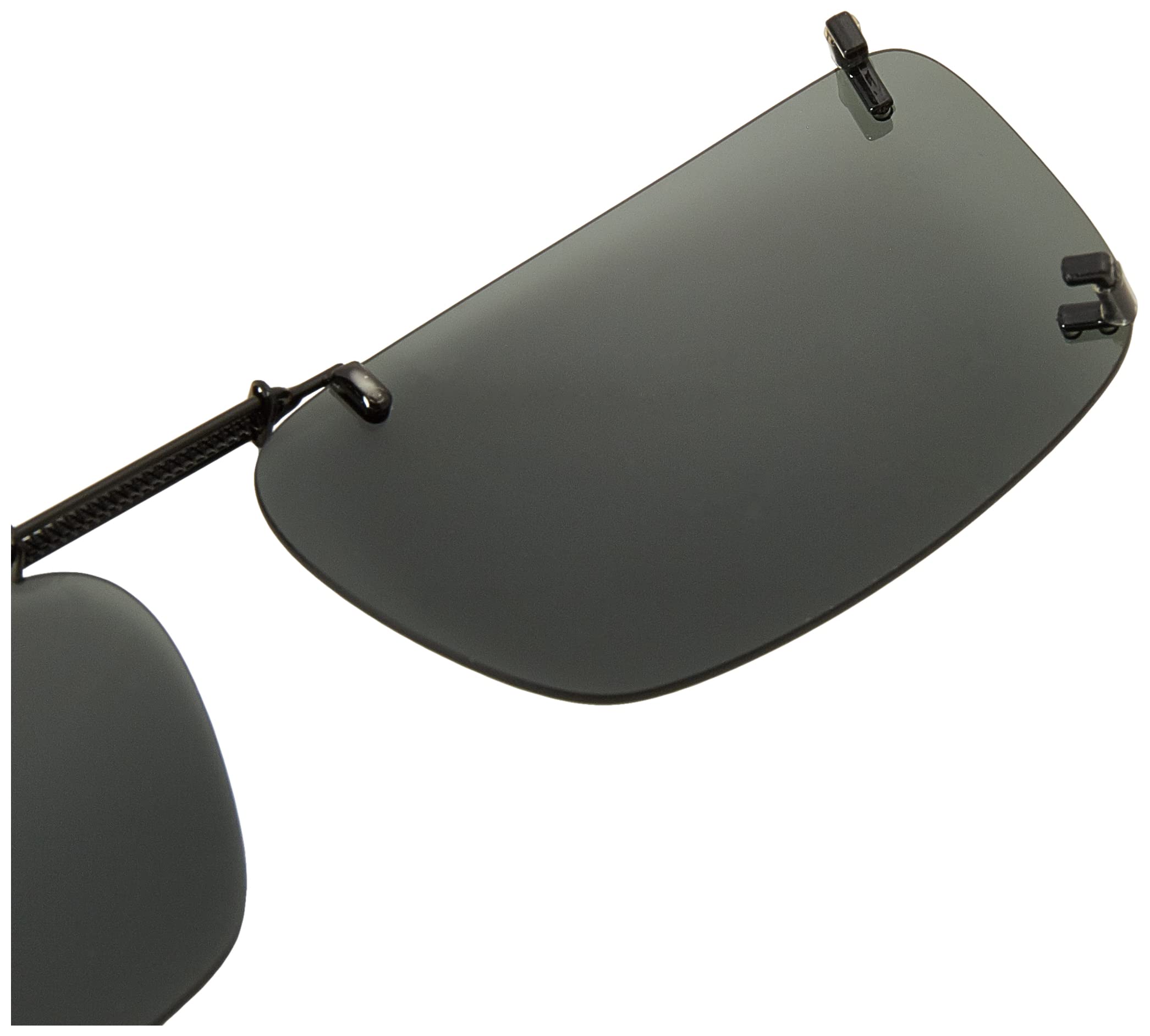 Dioptics Haven 19 Rectangular Clip-On Sunglasses for Men & Women - UV Protection, Lightweight & Stylish - Perfect for Driving, Outdoor Activities & Everyday Use