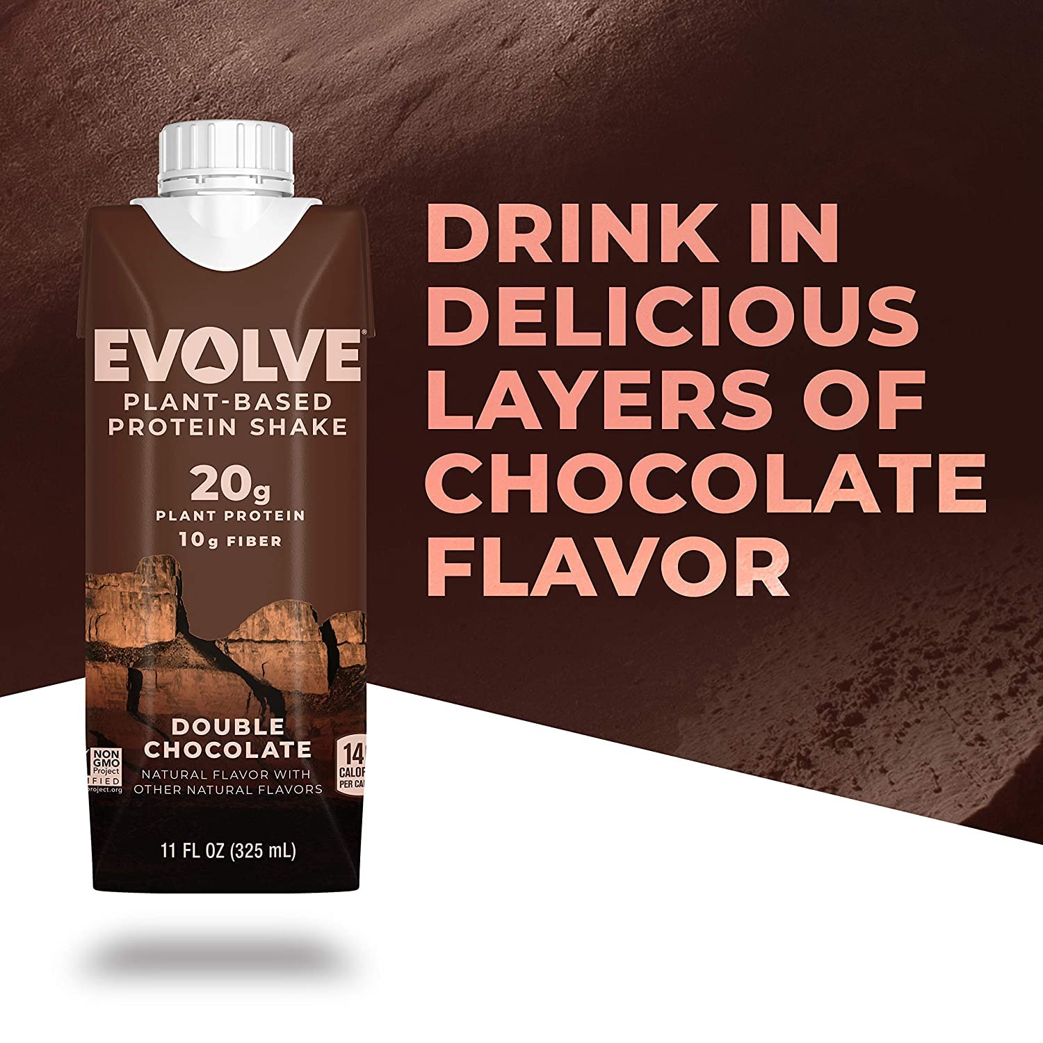 Evolve Chocolate Protein Shake & Powder Bundle for Weight Loss & Muscle Gain - Post Workout Recovery & Meal Replacement for Fitness Enthusiasts