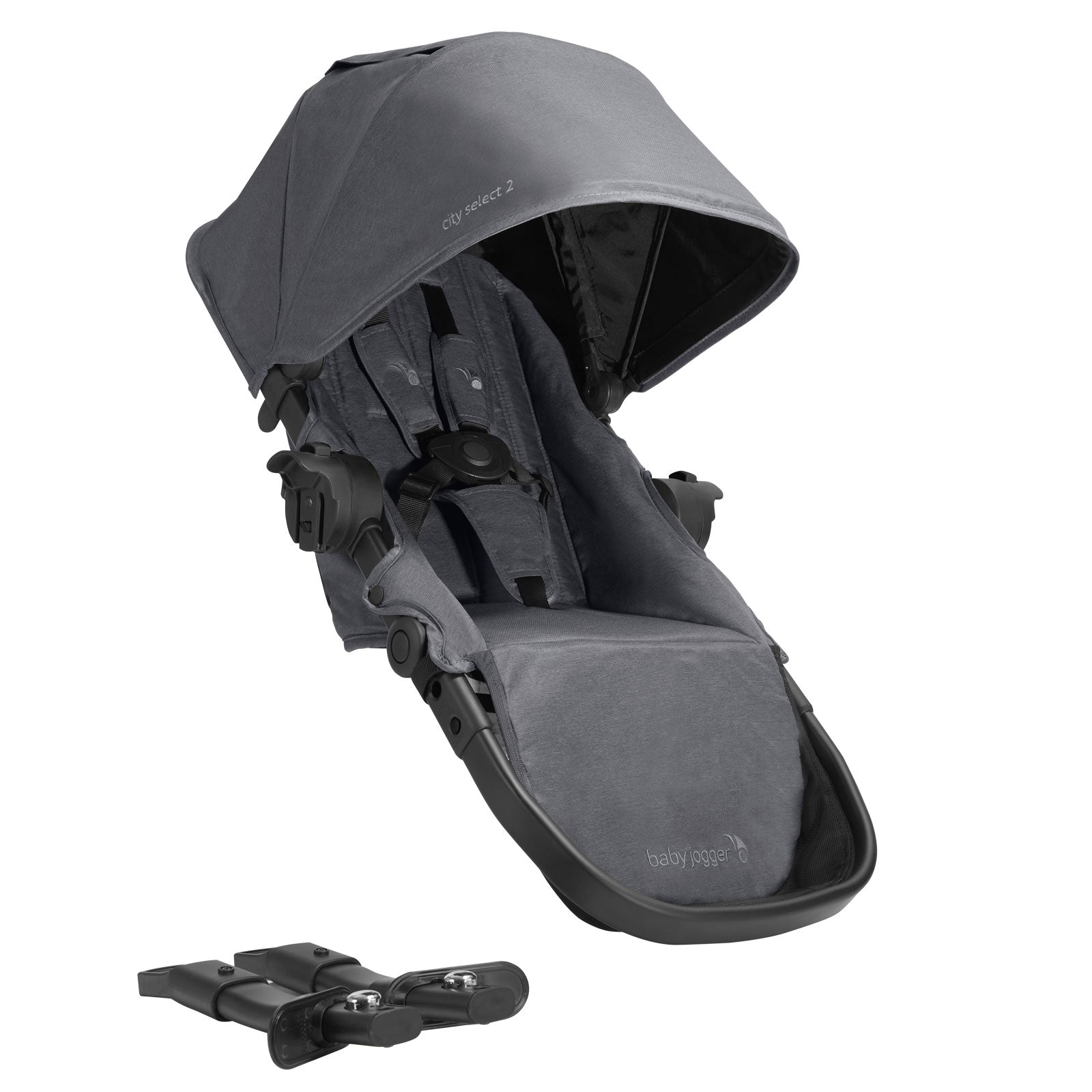 Baby Jogger City Select 2 Second Seat Kit - Extra Stroller Seat for Twins or Siblings - Perfect for Family Outings, Shopping & Travel