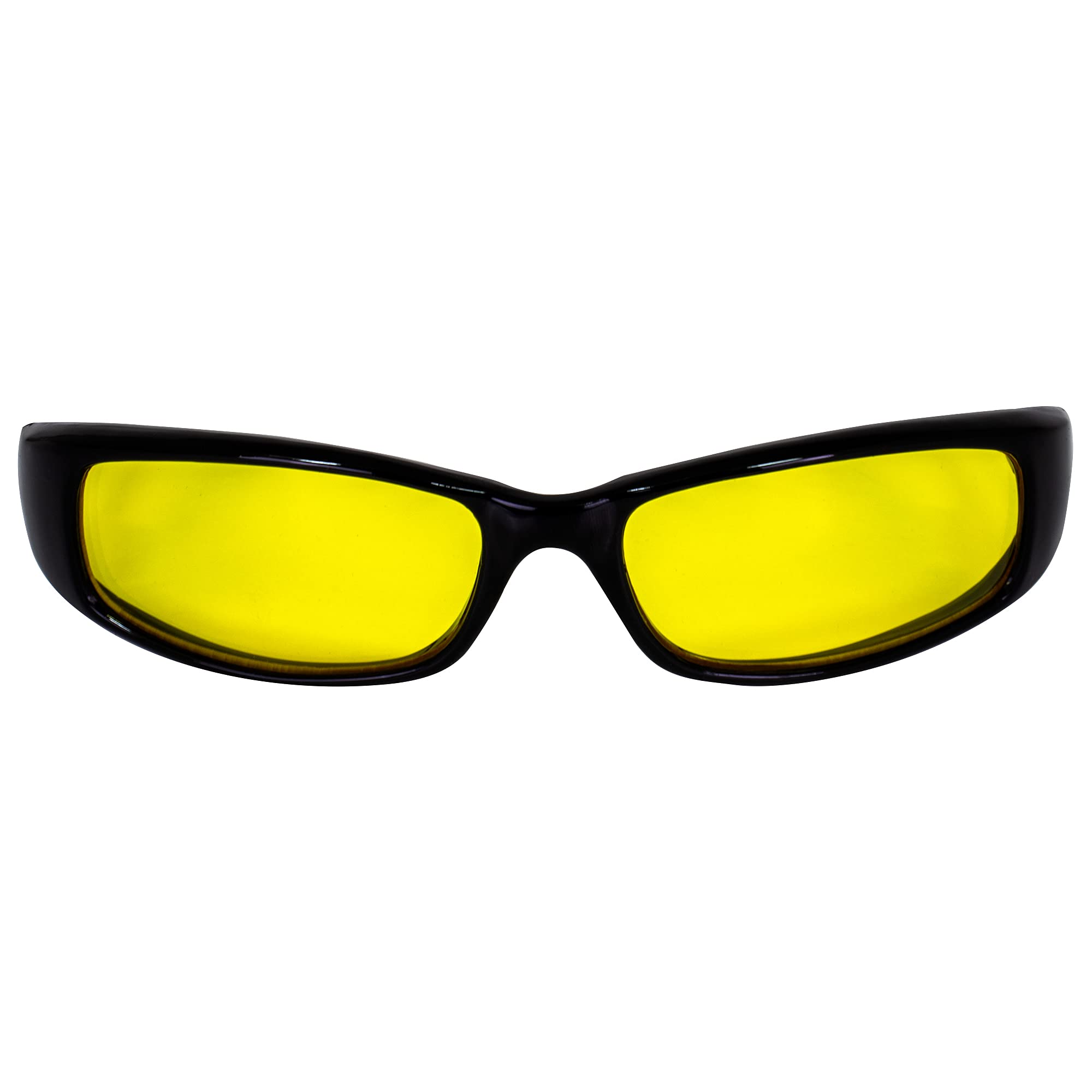 3 Pairs MF Eyewear Bad Attitude Motorcycle Glasses - Shatterproof Polycarbonate, UV400 Protection, Scratch-Resistant, Black Frame with Clear/Red/Yellow Lenses - Perfect for Motorcycle Riding, Cycling, Outdoor Sports & Safety Work