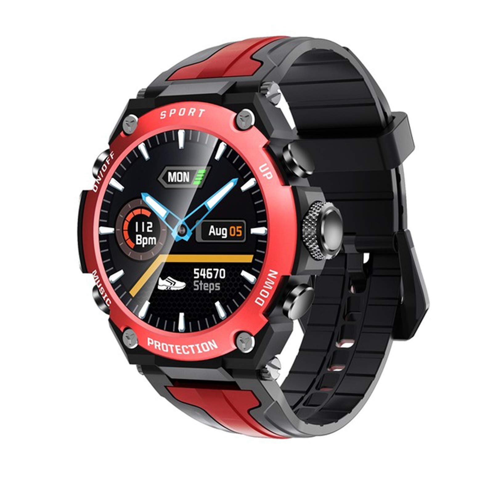 DK10 Smart Watch 2020 - Bluetooth Music, Waterproof Fitness Tracker, Heart Rate Monitor for Outdoor Sports & Running - Perfect for Gym, Hiking, and Daily Activity Tracking