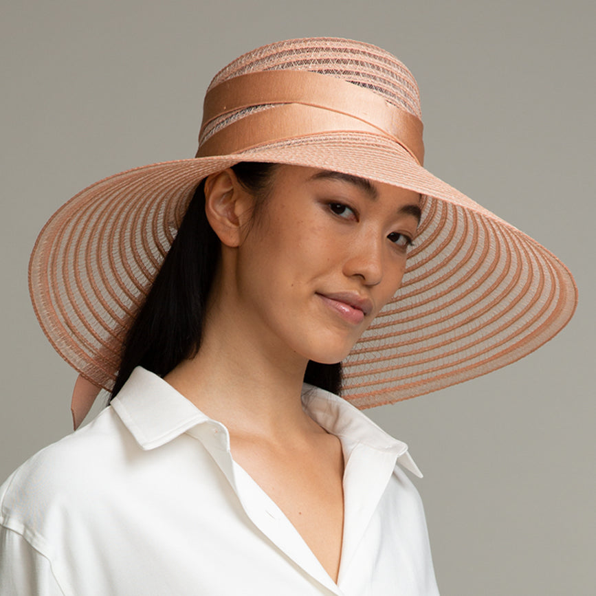Mirabel Hemp Wide Brim Sun Hat for Women - UV Protection Summer Beach Hat - Boho Straw Hat for Outdoor, Gardening & Travel