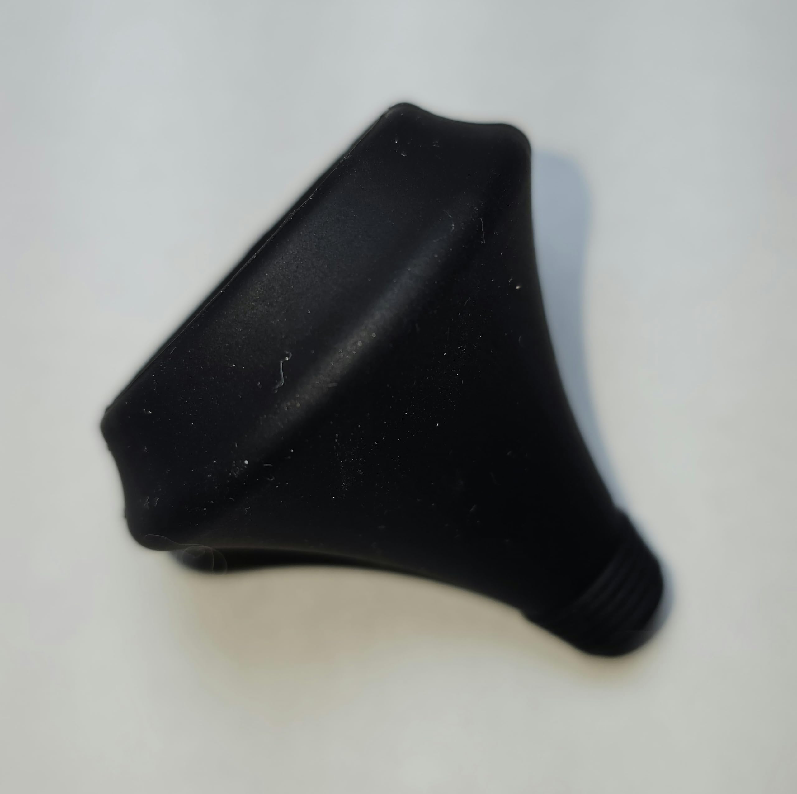Universal Fit Silicone Mouthpiece - Black Funnel for Sports Bottles, Water Bladders & Hydration Packs - BPA-Free Flexible Drinking Spout Accessory