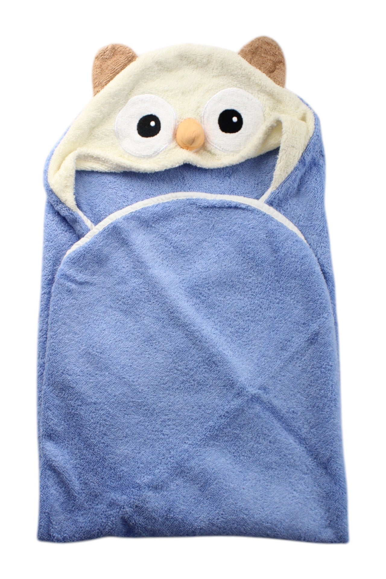 Apple Park Hooded Baby Towel - Soft Organic Cotton Bath Wrap for Newborns & Toddlers - Perfect for Bath Time, Swimming & Beach Outings