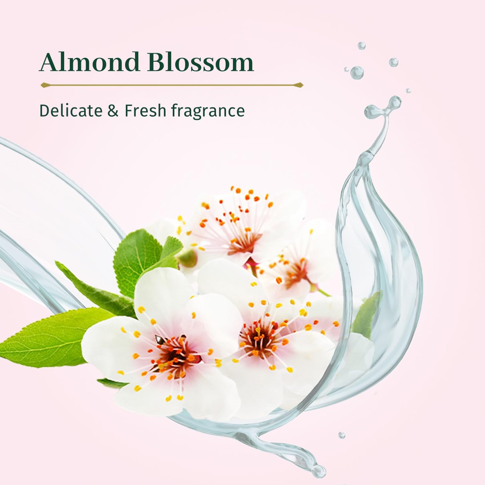 Le Petit Olivier Almond Blossom Shower Gel 16.9 oz - Natural Ingredients, Sulfate-Free, Paraben-Free, pH Balanced for All Skin Types - Gentle Transparent Cleanser for Daily Shower & Spa Relaxation