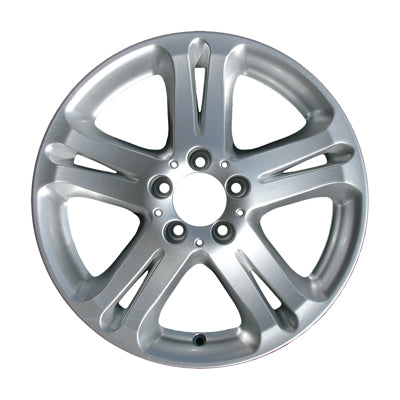 17 Inch Mercedes E Class Wheel Rim ALY065332 for 2004-2006 Models | Silver OEM Replacement (Part# A2114013602) | Perfect for Car Upgrades & Luxury Vehicle Maintenance