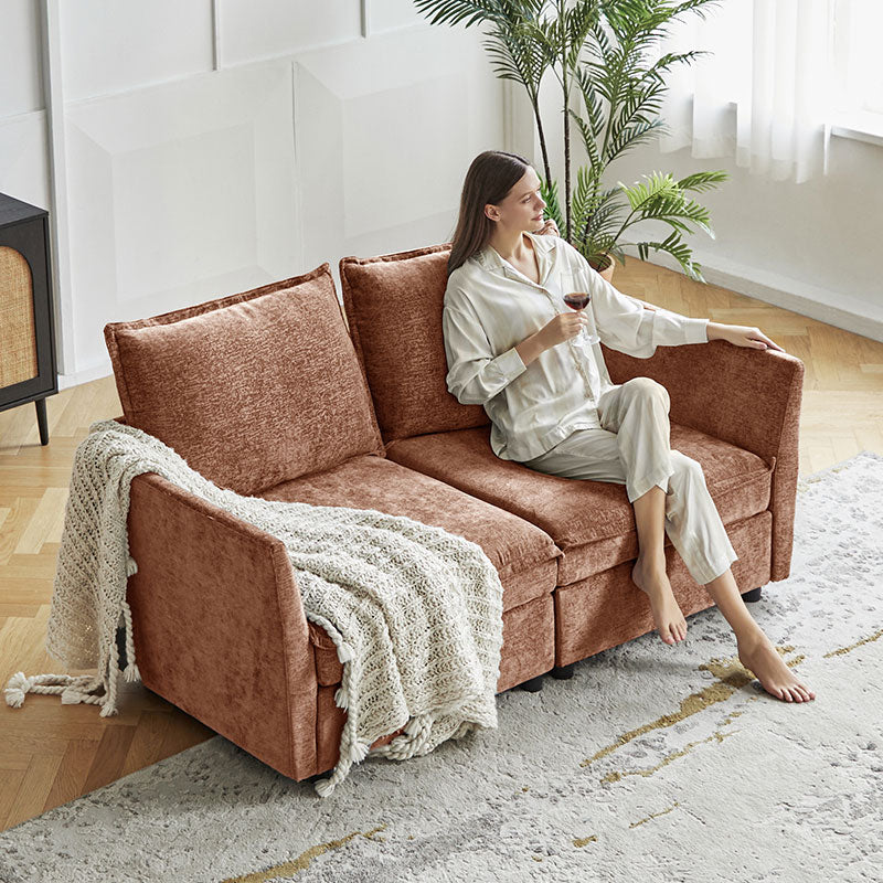 Harmetrix Oversized Soft Sectional Couch with Storage | Modern L-Shaped Sofa Bed with Hidden Compartment | Perfect for Living Room, Family Room & Small Spaces