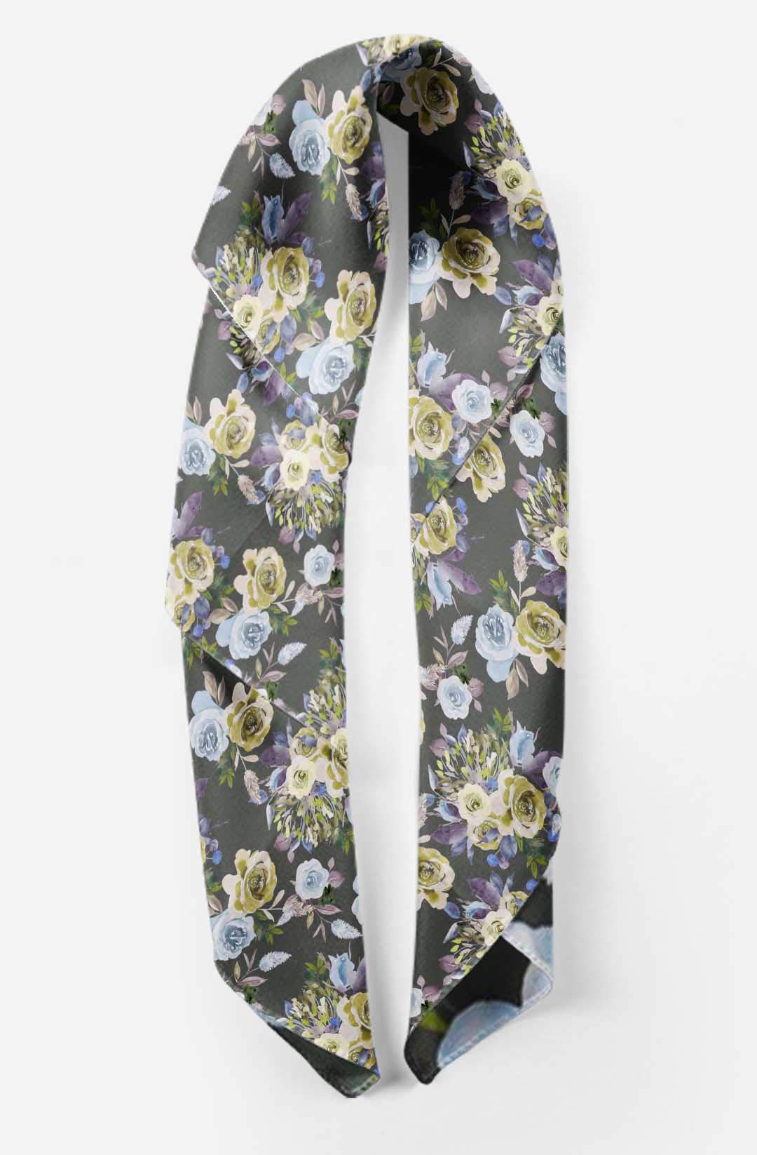 Bimba Printed 100% Pure Silk Scarf for Women - Elegant Hair Wrap, Neck Scarf & Head Bandana - Perfect for Weddings, Parties & Everyday Fashion Accessories