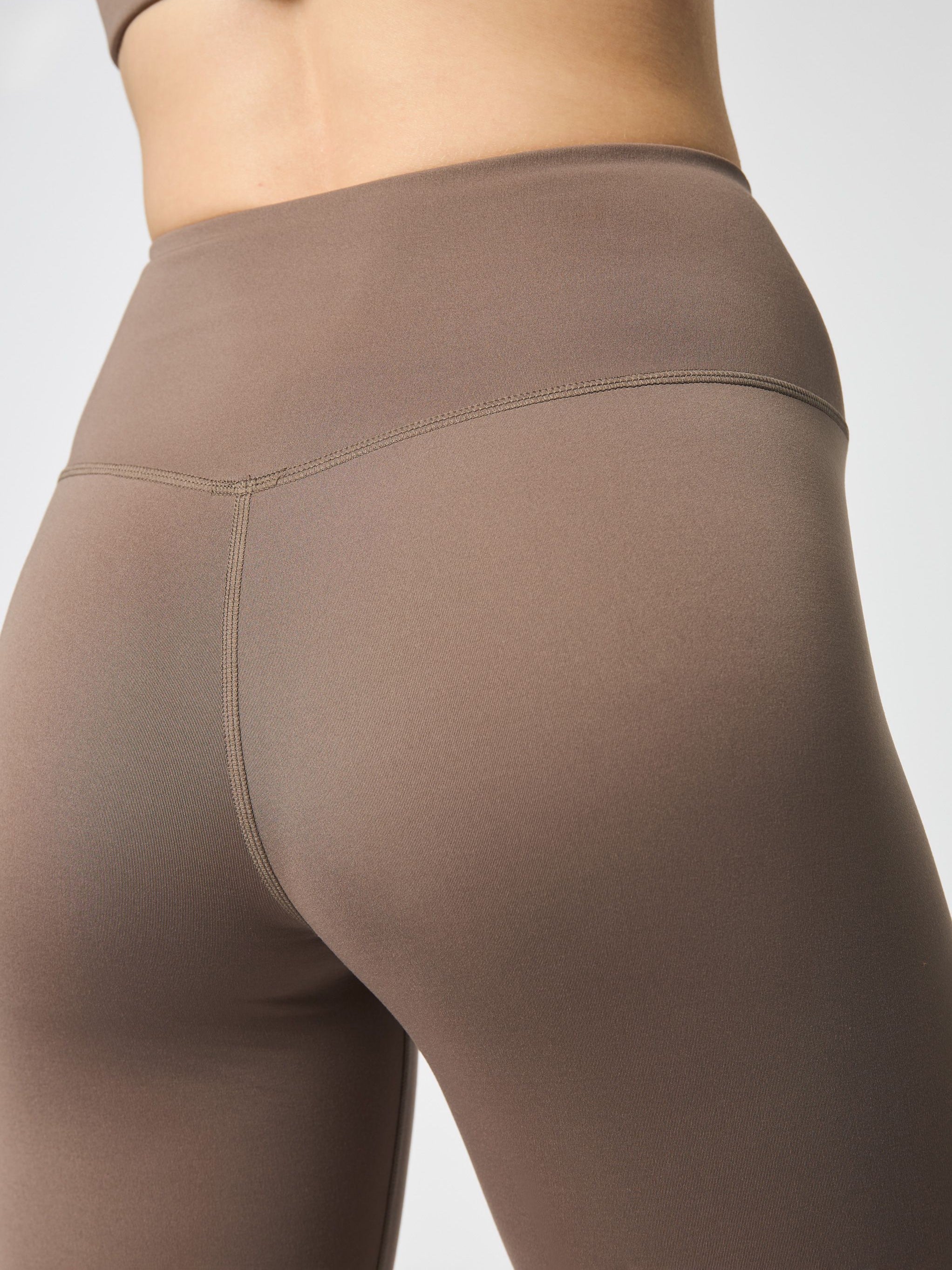 Girlfriend Collective Float High-Rise 7/8 Leggings - Falcon Color | Eco-Friendly Yoga Pants for Women | Perfect for Workouts, Running & Lounge Wear
