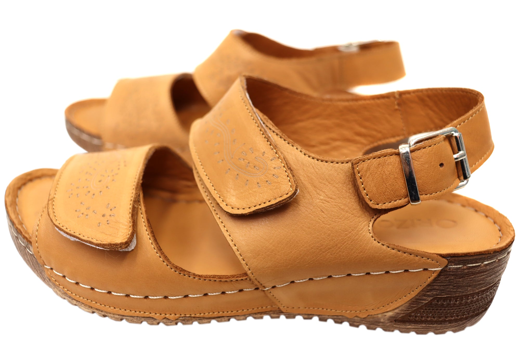 Orizonte Myorka Women's Comfortable Leather Sandals - European Style Summer Walking Shoes for Beach, Vacation & Casual Outings