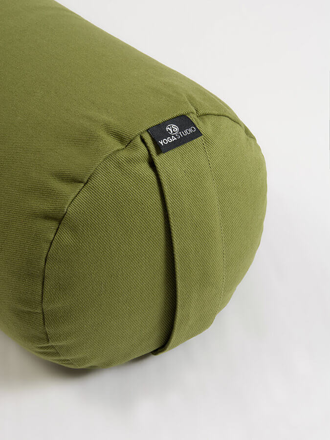 Organic Cotton Buckwheat Meditation Bolster Cushion for Yoga & Zen Relaxation - Perfect for Yoga Studios, Home Meditation & Stress Relief