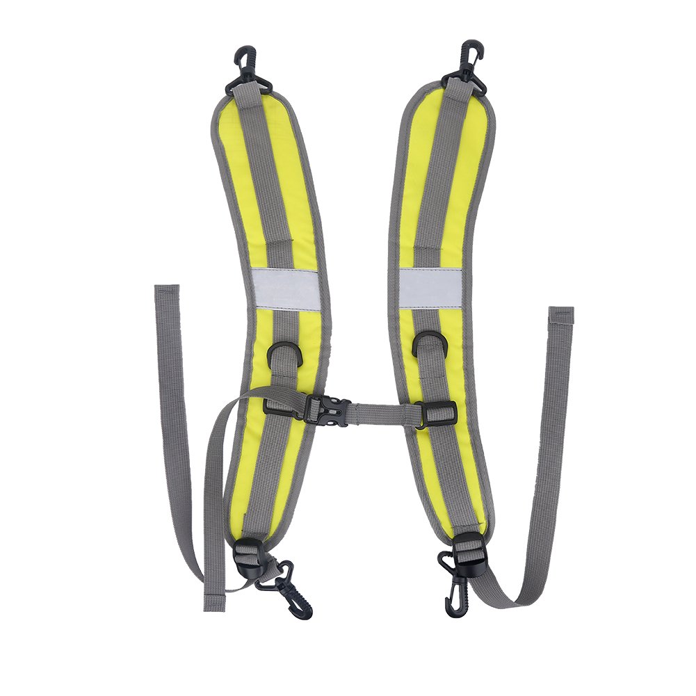 Alomejor Adjustable Waterproof Kayak Canoe Backpack Straps - Non-Slip Shoulder Pads with Damping Cushion for Dry Bag Pouch (Yellow) | Perfect for Kayaking, Canoeing, Hiking & Outdoor Adventures