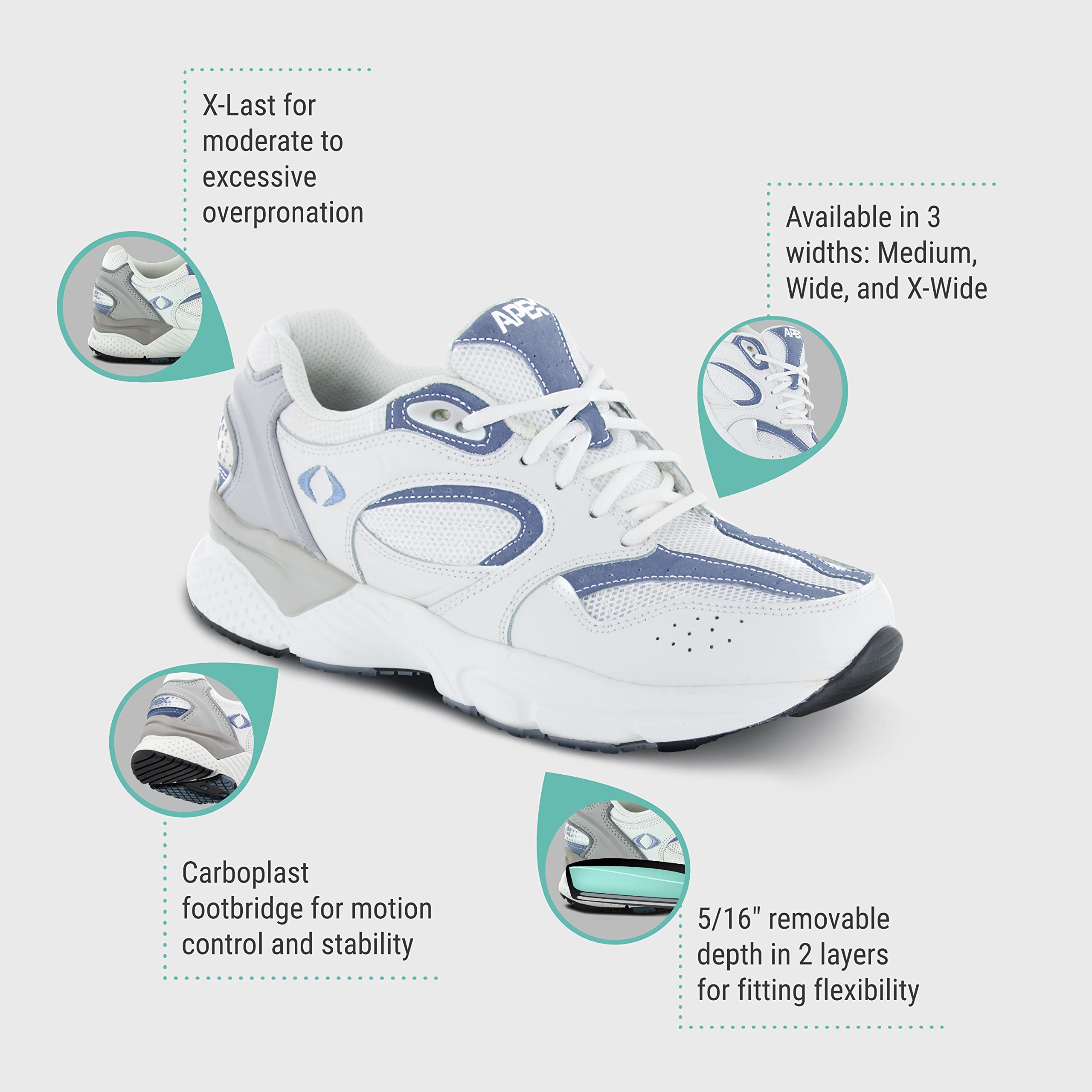 Apex Women's Boss Runner - Lightweight Running Shoes for Women with Cushioning Support | Perfect for Jogging, Gym Workouts & Everyday Wear