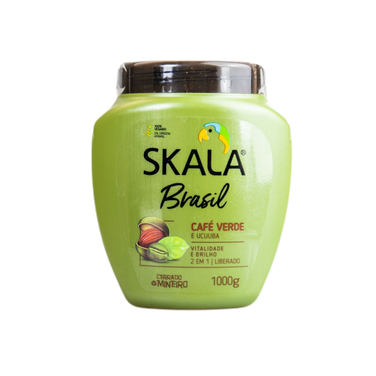 Skala Green Coffee & Ucuuba Hair Treatment Cream - Deep Conditioning for Dry, Damaged Hair - Perfect for Salon-Quality Hair Care at Home