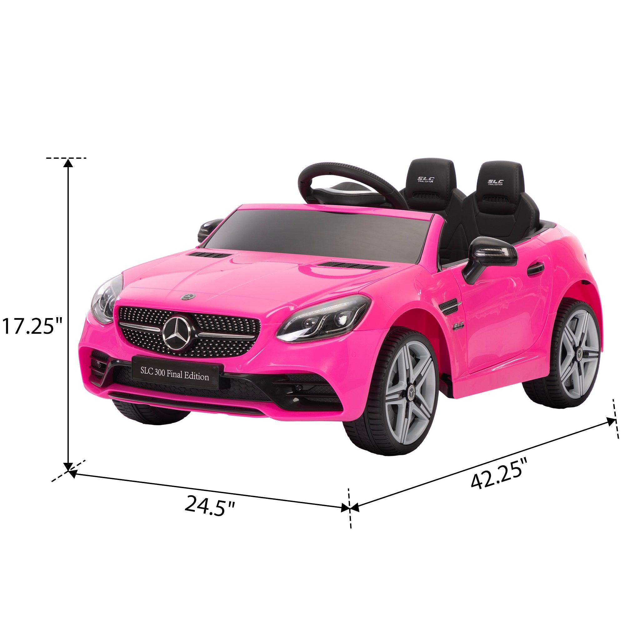 12V Kids SLC300 Electric Ride On Toy Car with LED Lights & Horn - Battery Powered Vehicle for Boys & Girls Ages 3-6 | Outdoor Play, Birthday Gift, Backyard Fun