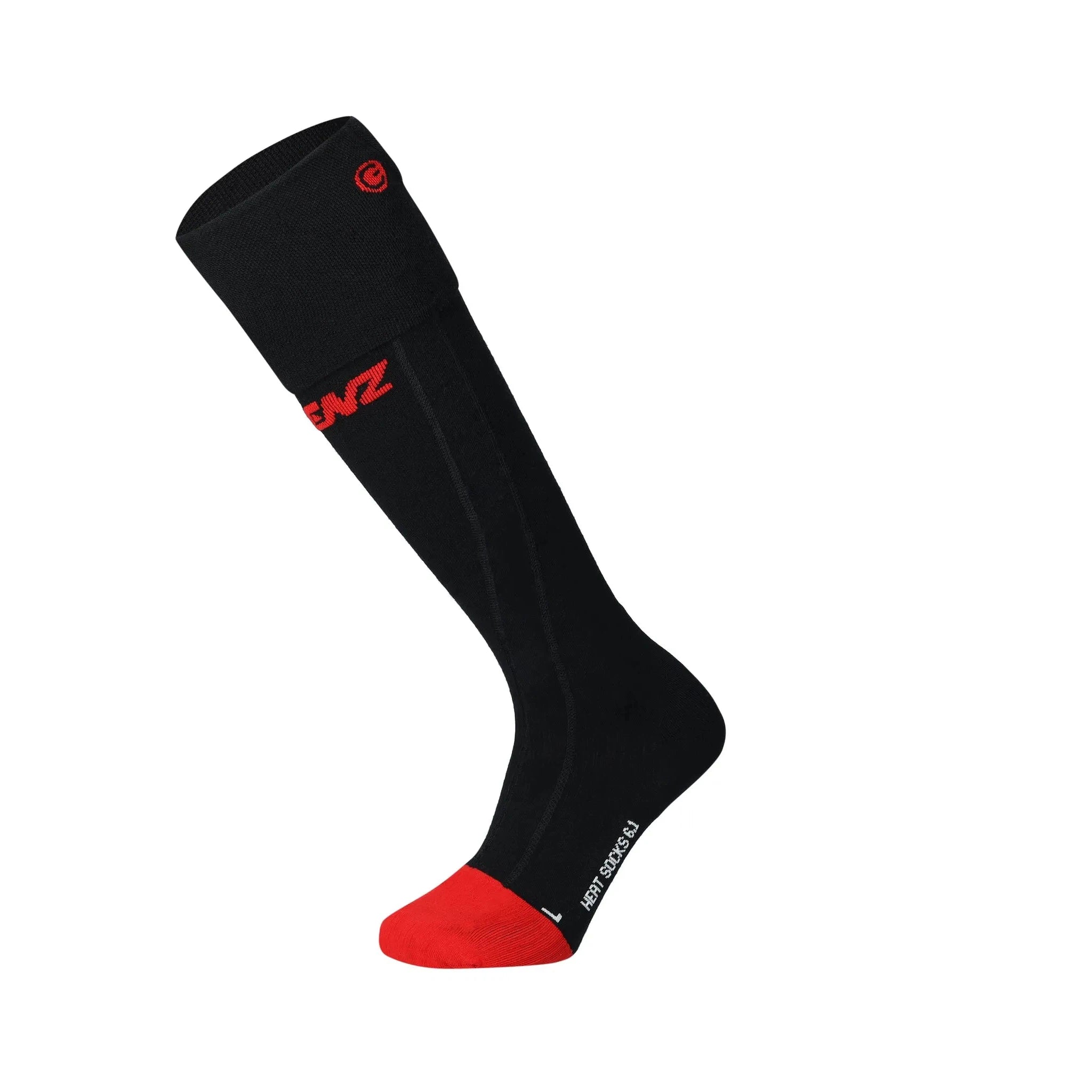 Lenz Heat Sock 6.1 Unisex Merino Wool & Silk Toecap Compression Socks - Warm Thermal Hiking & Winter Sports Socks for Men & Women