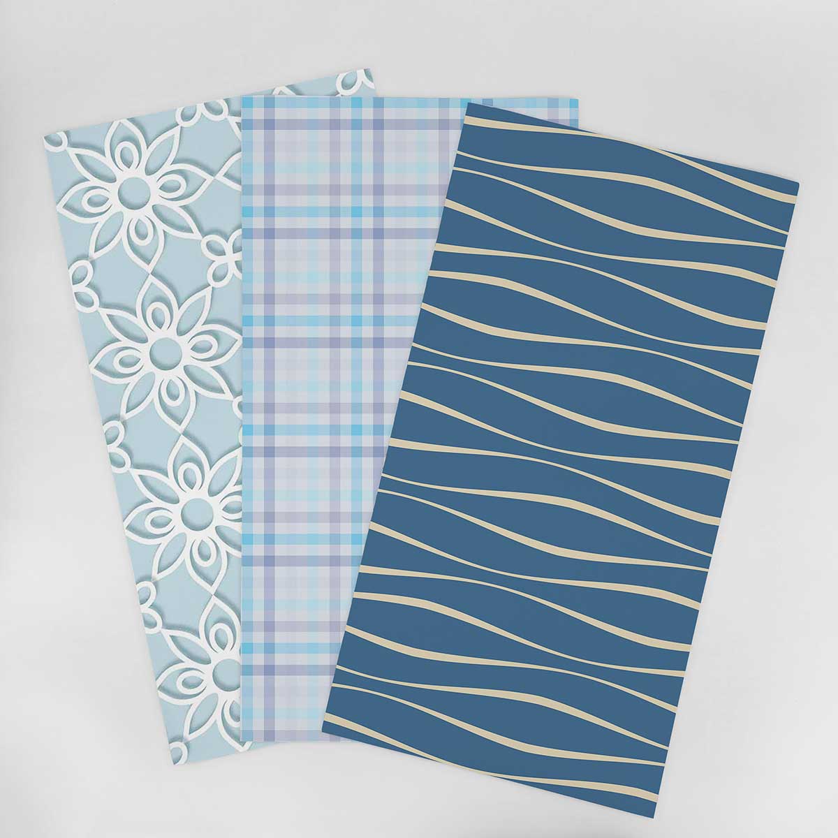 Blue Wallpaper Sample for Bedroom - Peel & Stick Removable Wallpaper - Coastal & Nursery Decor - Perfect for Accent Walls & Home Renovation