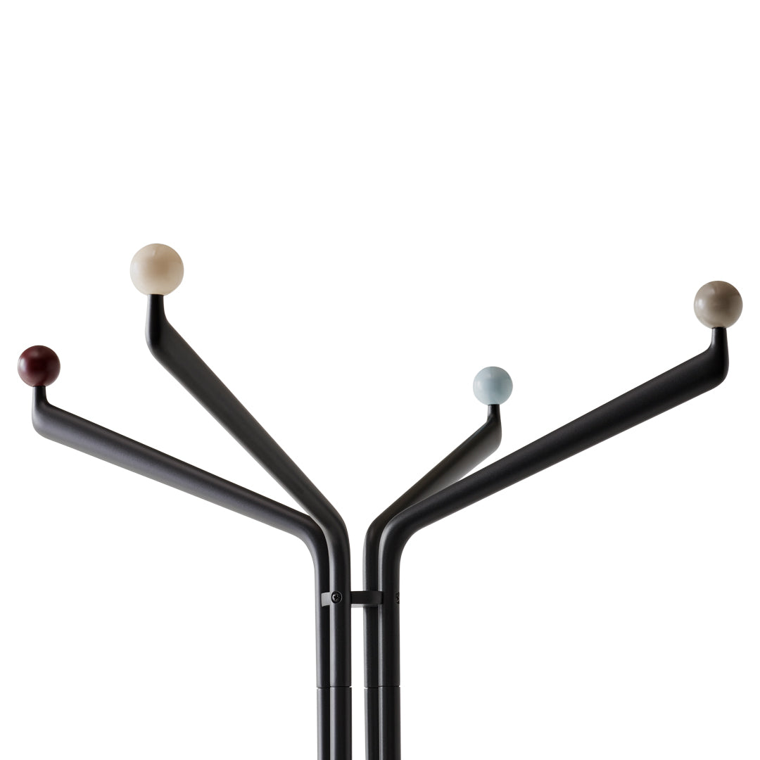 SC77 Modern Coat Stand - Sturdy & Space-Saving Entryway Organizer for Hats, Jackets & Bags | Perfect for Home, Office & Apartment Entryways
