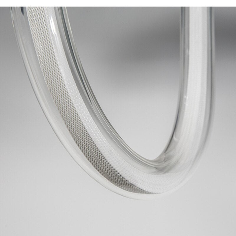Soft Hose LED Ceiling Chandelier Light Fixture - Modern Crystal Pendant Lighting for Dining Room, Bedroom & Living Room - Elegant Home Decor & Ambient Lighting Solution