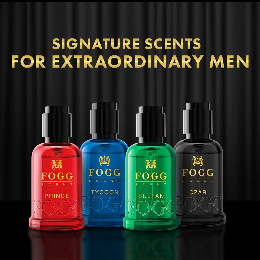 FOGG Men's Scent Czar Perfume Spray - Long Lasting Fresh & Powerful Eau De Parfum for Men - 30ml Fragrance for Daily Wear, Office & Special Occasions
